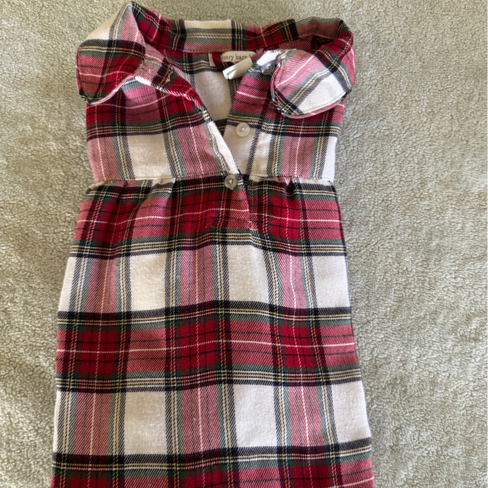 PK Plaid Christmas Nightgown